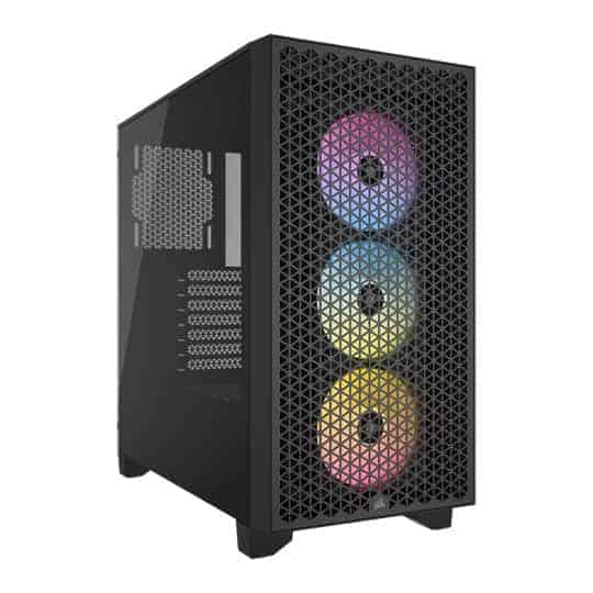 Corsair 3000D Airflow RGB Black Tempered Glass Mid-Tower ATX Case